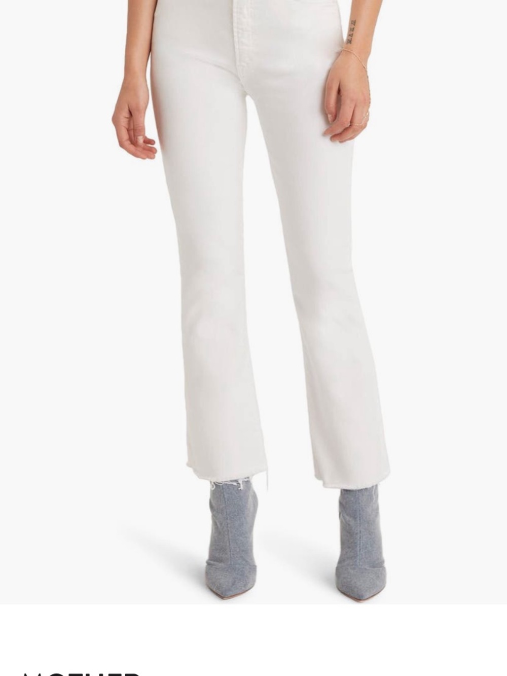 MOTHER  High-Rise Jeans. White. Size 31. Excellent condition